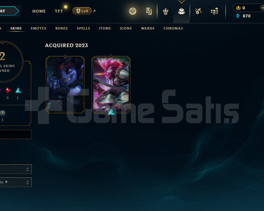 EUW Unranked | 2 Kostüm - 22 Hero | LoL Hesap