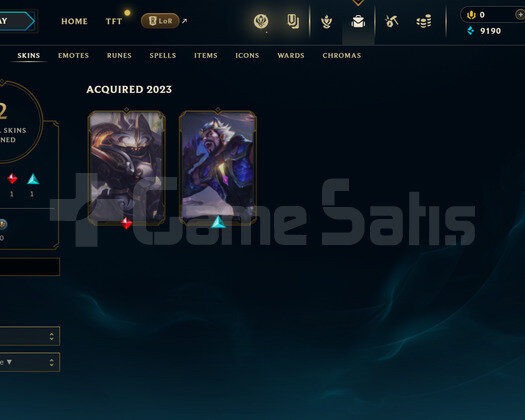 EUW Unranked | 2 Kostüm - 22 Hero |LoL Hesap