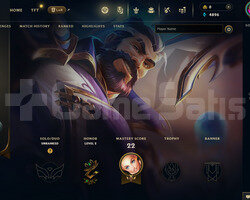 EUW Unranked | 4 Kostüm - 25 Hero | LoL Hesap