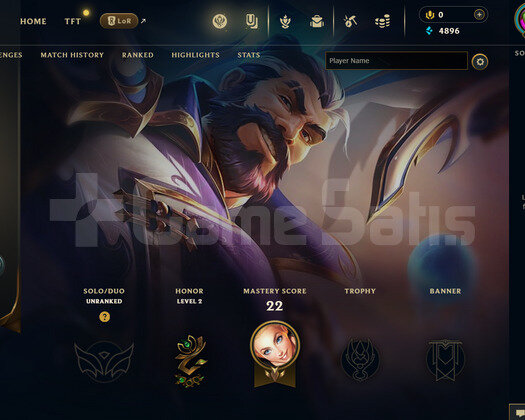 EUW Unranked | 4 Kostüm - 25 Hero | LoL Hesap