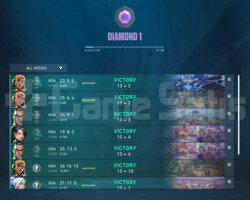 Dia 1 Yüksek MMR Fresh Account