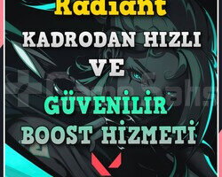 RADIANT KADRO HIZLI VE GÜVENİLİR VALORANT BOOST