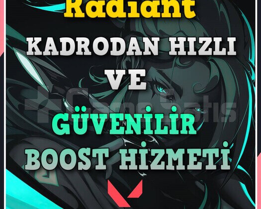 RADIANT KADRO HIZLI VE GÜVENİLİR VALORANT BOOST