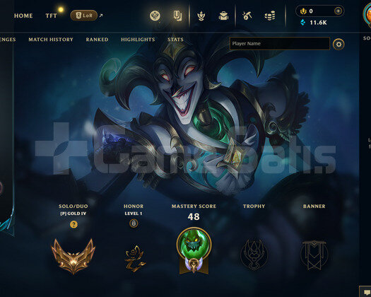 EUW Gold 4 | 4 Kostüm - 27 Hero | LoL Hesap