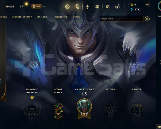 EUW Unranked | 2 Kostüm - 17K Mö | LoL Hesap