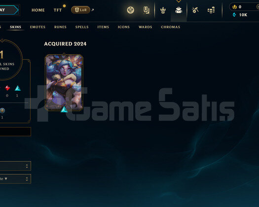 EUW Geçen Sezon Plat | 1 Kostüm - 10K Mö | LoL