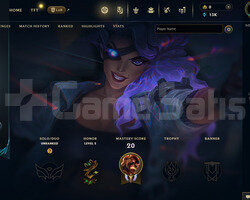 EUW Geçen Sezon Plat | 3 Kostüm - 13K Mö | LoL