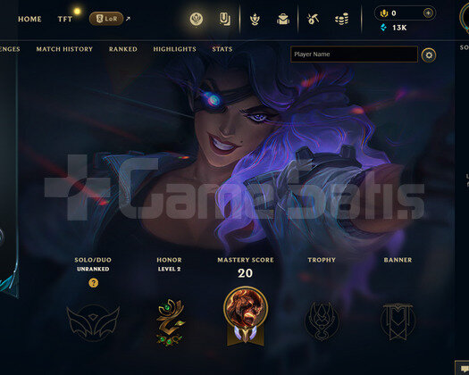 EUW Geçen Sezon Plat | 3 Kostüm - 13K Mö | LoL