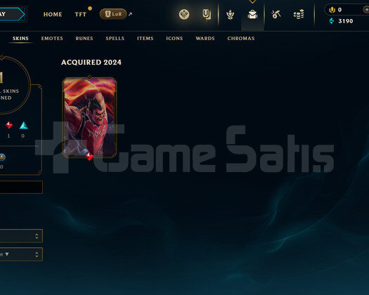 TR Geçen Sezon Plat | 1 Kostüm - 27 Hero | LoL
