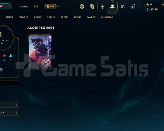 TR Silver 4 | 1 Kostüm - 27 Hero | LoL Hesap