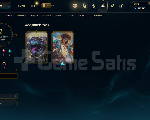 TR Unranked | 2 Kostüm - 15K Mö | LoL Hesap