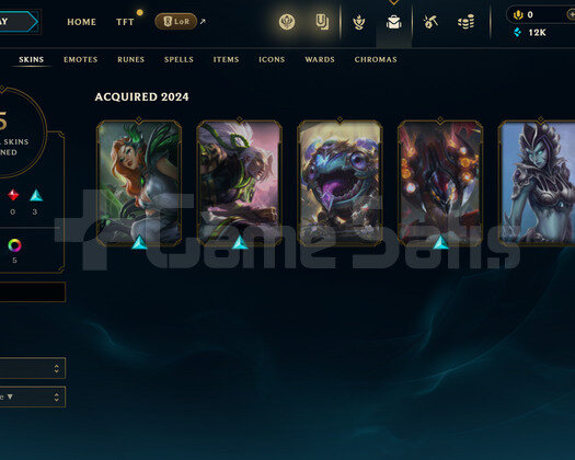 TR Geçen Sezon Zümrüt | 5 Kostüm - 12K Mö | LoL