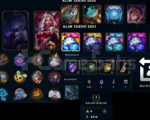 2020 KURULUM UNRANKED HANDMADE LOL HESABI