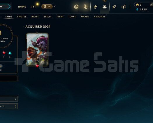 EUW Geçen Sezon Plat | 1 Kostüm - 16K Mö | LoL