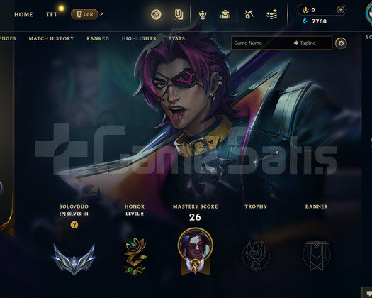 EUW Silver 3 | 5 Kostüm - 26 Hero | LoL Hesap