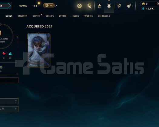 EUW Unranked | 1 Kostüm - 12K Mö | LoL Hesap