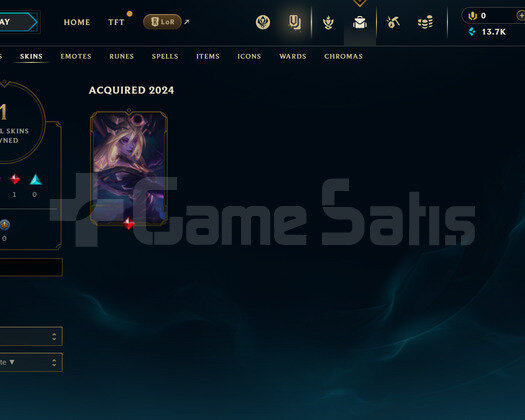 EUW Unranked | 1 Kostüm - 13K Mö | LoL Hesap