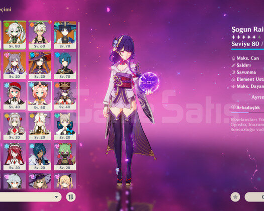 Rank 46 Raiden Nahida Arlechino ve daha fazlası