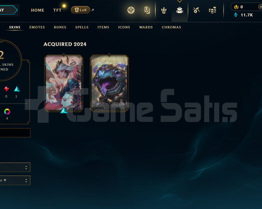 EUW Geçen Sezon Plat | 2 Kostüm - 11K Mö | LoL