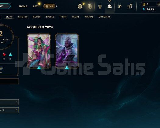 EUW Unranked | 2 Kostüm - 16K Mö | LoL Hesap