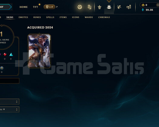 EUW Unranked | 1 Kostüm - 20K Mö | LoL Hesap
