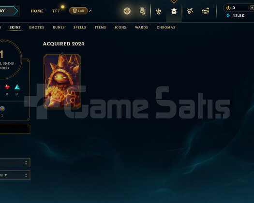 EUW Unranked | 1 Kostüm - 13K Mö |LoL Hesap