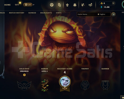 EUW Unranked | 1 Kostüm - 13K Mö |LoL Hesap