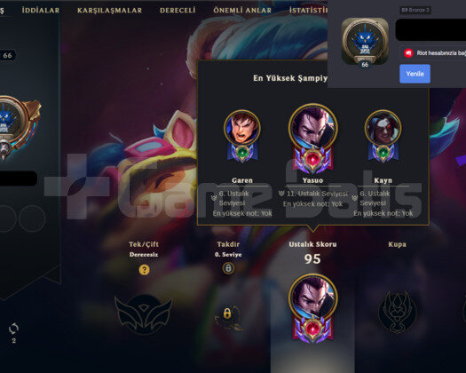 127K YASUO - ANNIEEMO - HANDMADE UNRANKED LOL