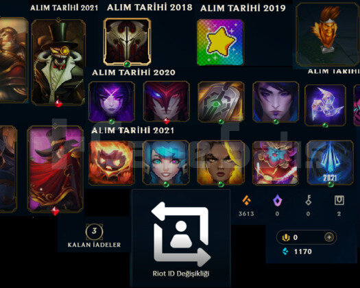 2018 KURULUM HANDMADE LOL HESABI