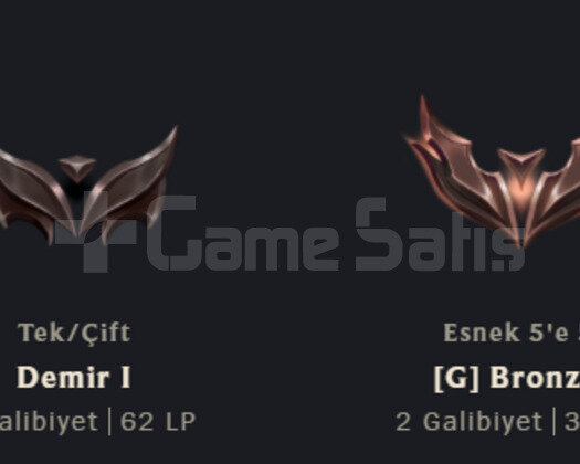 25 wr demir 1 hesap ölü mmr AÇIKLAMA OKU