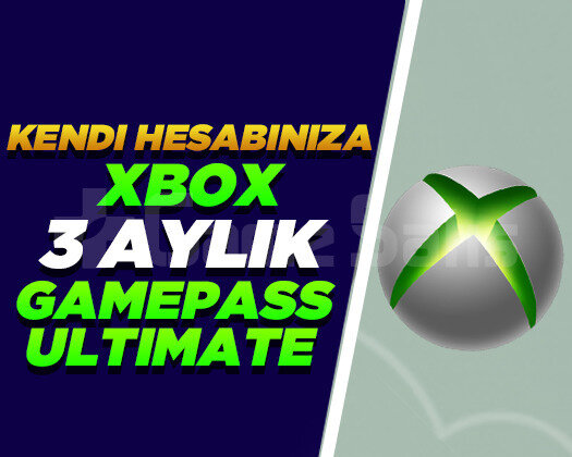 KENDİ HESABINIZA | 3 Aylık Xbox Gamepass Ultimate
