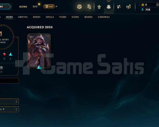 EUW Geçen Sezon Plat | 1 Kostüm - 32K Mö | LoL
