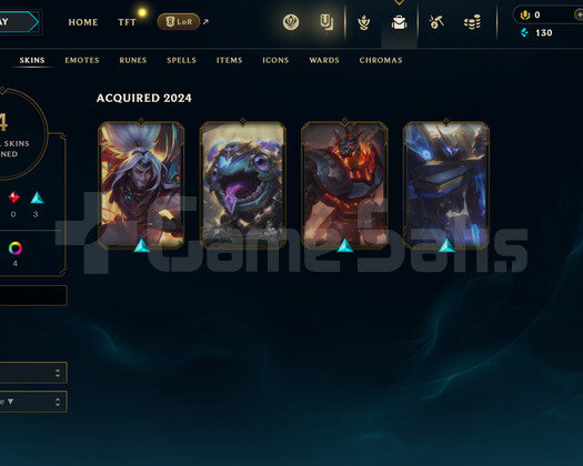 EUW Geçen Sezon Plat | 4 Kostüm - 26 Hero | LoL