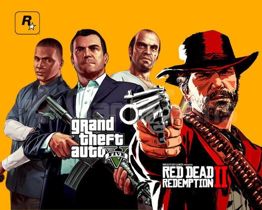 GTA 5 + Red Dead Redemption 2 + GARANTİ