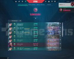 immo 1 yüksek/elo/winrate,kda Mail Onaysız