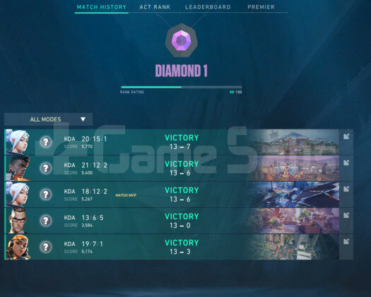 Dia 1 Yüksek MMR Fresh Account
