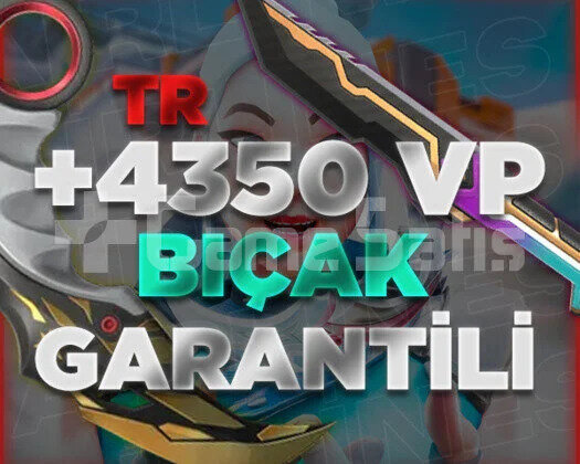 TR | +4350 VP BIÇAK GARANTİLİ HESAPLAR / BOŞ YOK