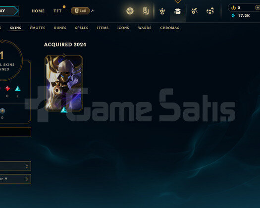 EUW Unranked | 1 Kostüm - 17K Mö | LoL Hesap