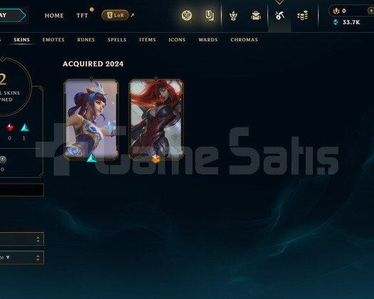 EUW Geçen Sezon Plat | 2 Kostüm - 33K Mö | LoL