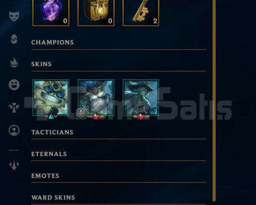 EUW Geçen Sezon Plat | 2 Kostüm - 33K Mö | LoL