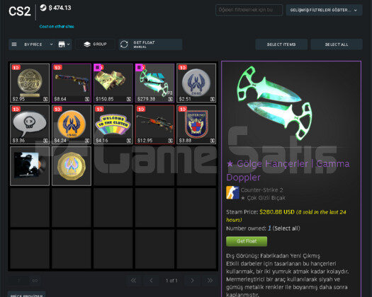 Seçkin+İlk Mailli+475 Dolar Envanterli Steam Hesap