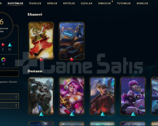 26 SKIN 63 HERO GOLD4 HANDMADE HESAP
