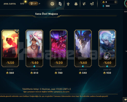 EUW GEÇEN SEZON PLAT MMR TEMİZ ACC VE BALIKÇI FİZZ