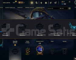 EUW GEÇEN SEZON PLAT MMR TEMİZ ACC VE BALIKÇI FİZZ