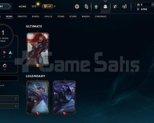 EUW Plat 3 | 11 Kostüm - 45 Hero | LoL Hesap