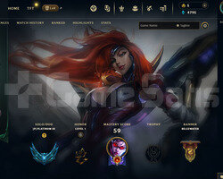 EUW Plat 3 | 11 Kostüm - 45 Hero | LoL Hesap