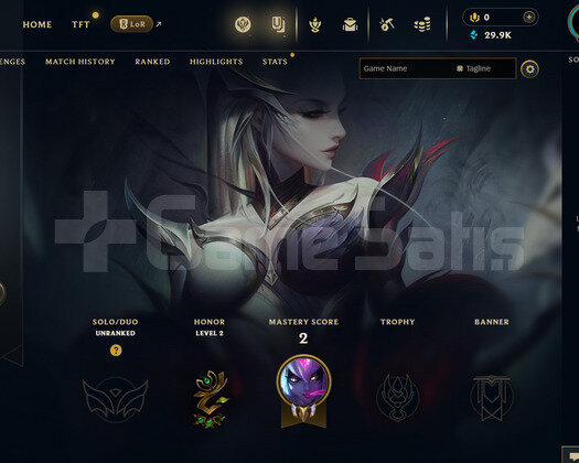 EUW Unranked | 1 Kostüm - 29K Mö | LoL Hesap