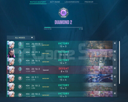 Dia 2 Yüksek MMR / MAİL ONAYSIZ /