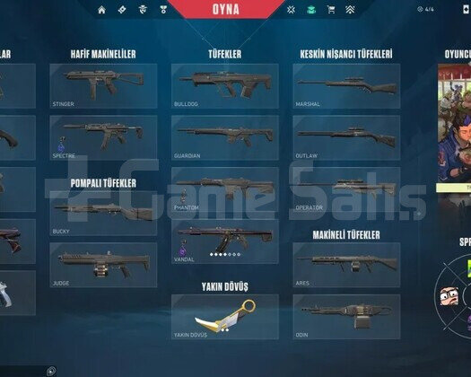 ASİL KARAMBİT+KAOS VANDAL TR KELEPİR +3500