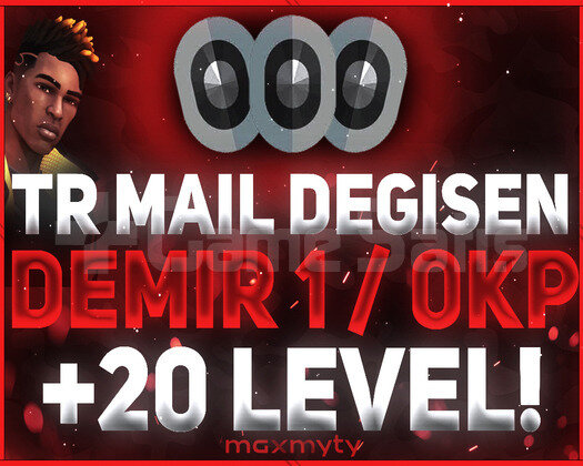 DEMİR 1/0KP | TR | MAİL DEĞİŞEN | HIZLI TESLİM